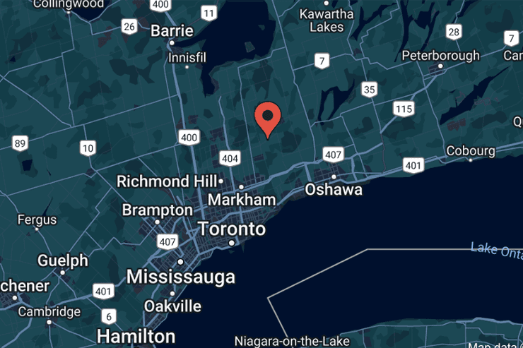 Fabric care service coverage map GTA